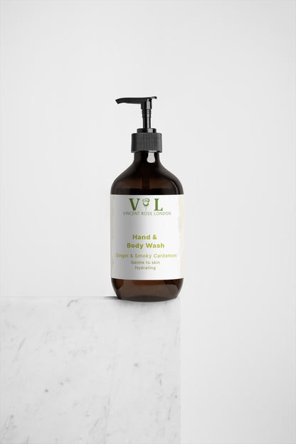 Hand & Body Wash, GINGER & SMOKY CARDAMOM