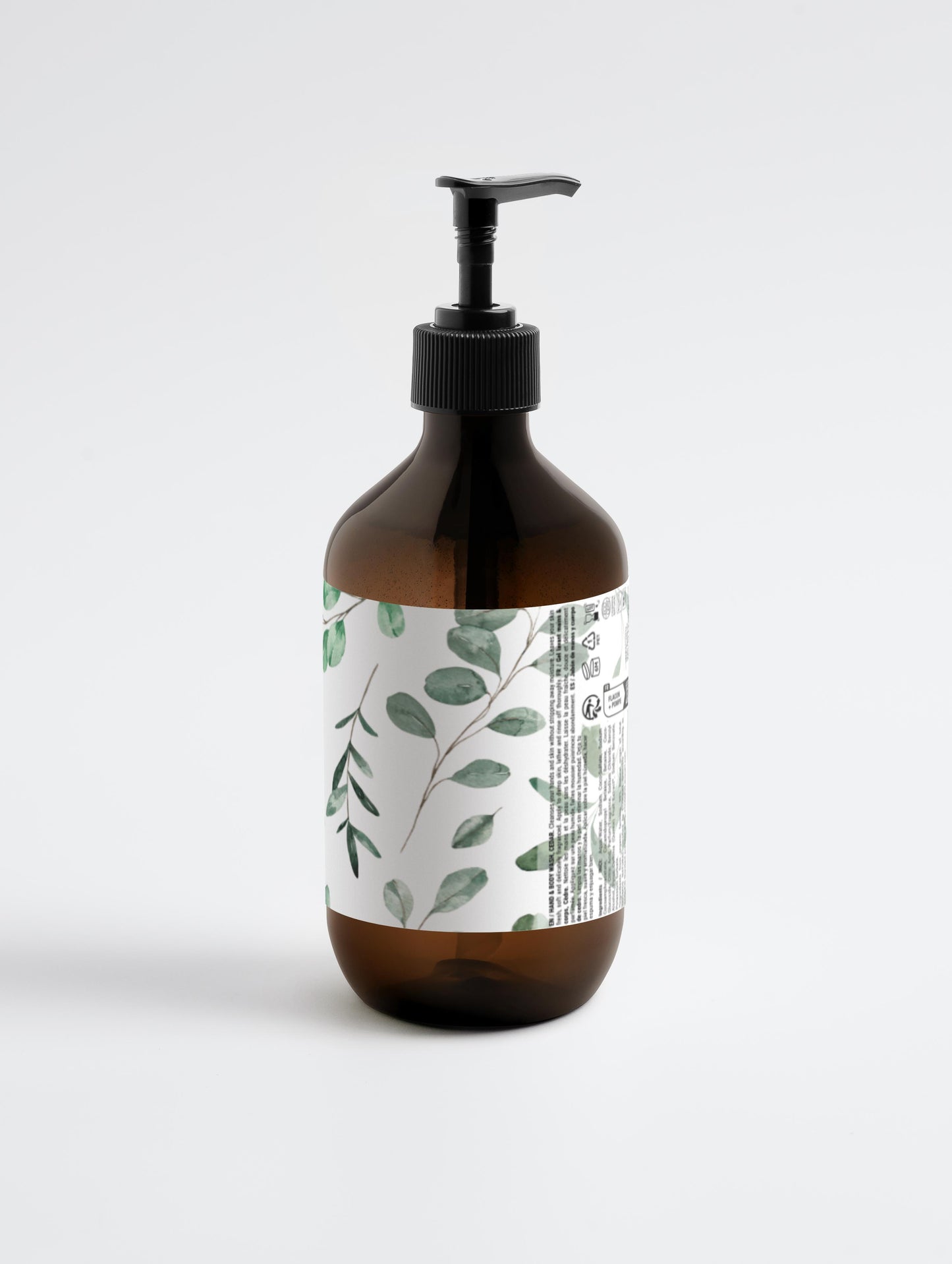 Hand & Body Wash, PEPPERMINT & DARK CEDAR